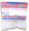 Standard Plastic Cutlery Spoons (100 Per. Pack)